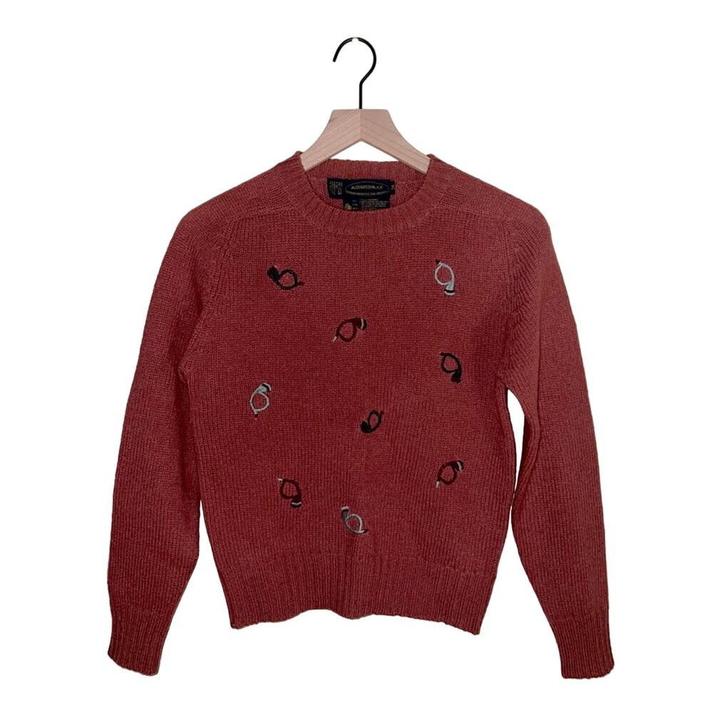 VNTG MIDSHIPMAN wool bugle stitch crewneck sweater 340538